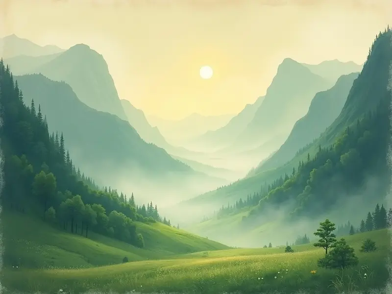 Rüya görseli: vadi
