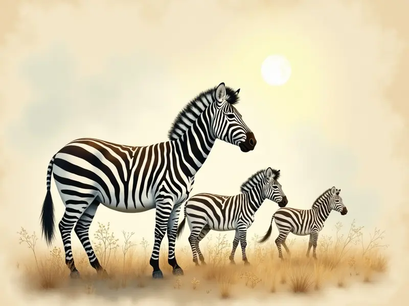 Rüya görseli: evde zebra